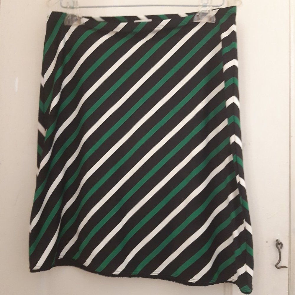 Esprit Diagonal Striped Skirt - Picture 2 of 8